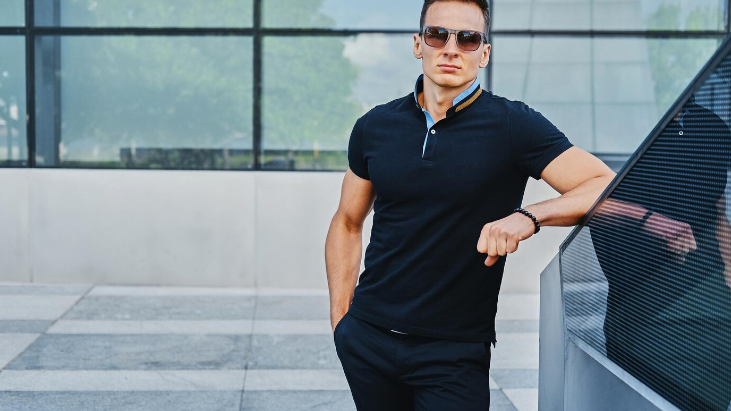 Ultra-Comfortable Knit Polo Shirt
