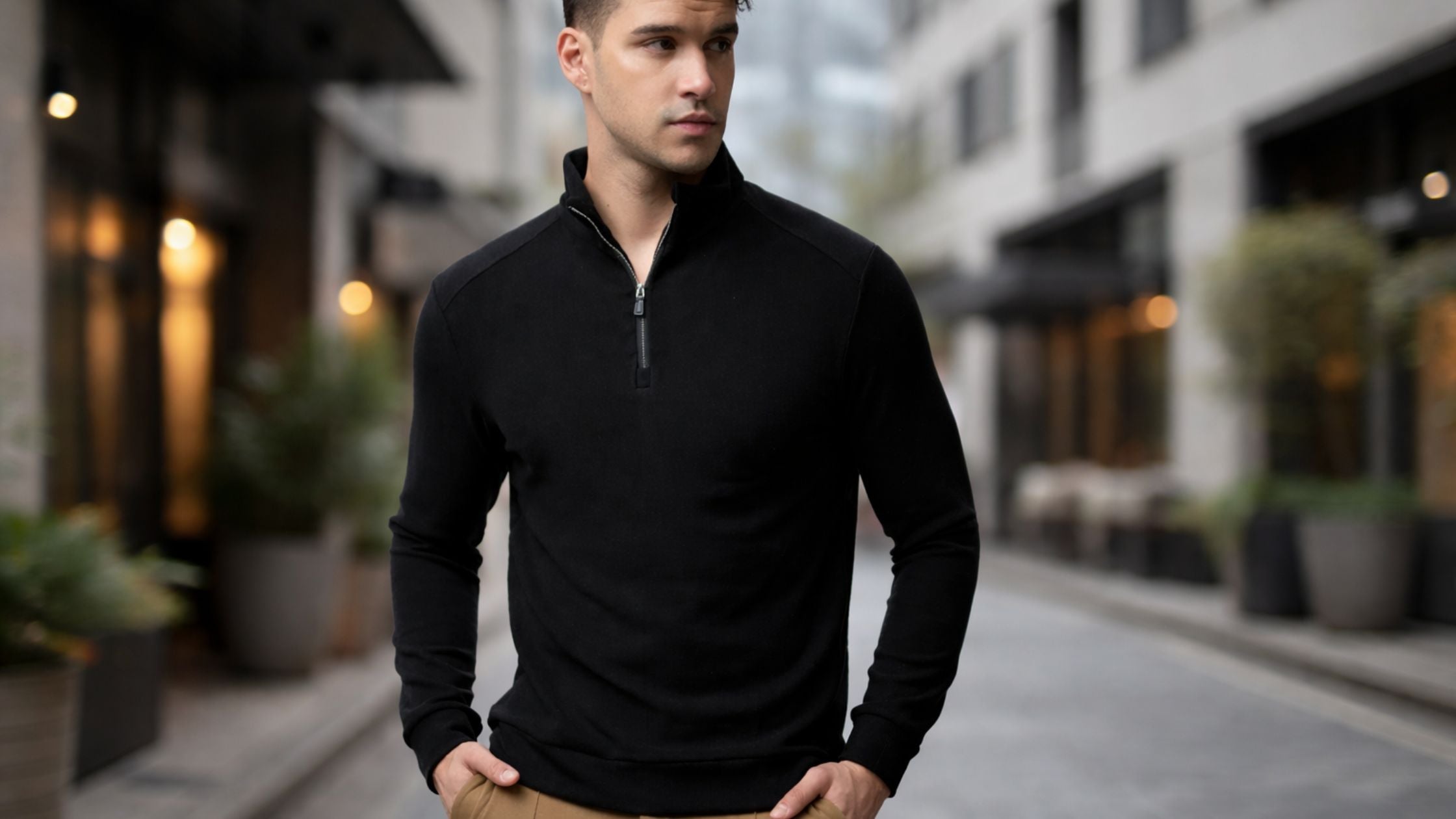 Sudadera de cuello alto