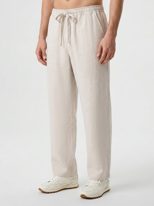 Leisure Linen Straight Leg Trousers 30"