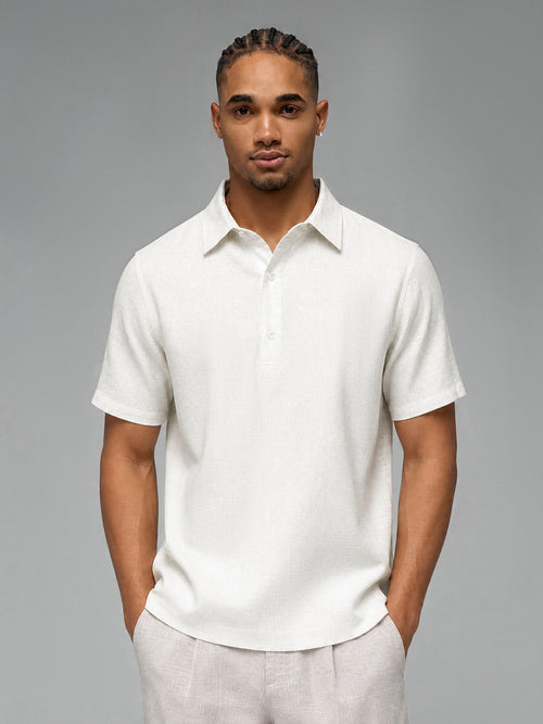 Leisure Linen Polo Shirt