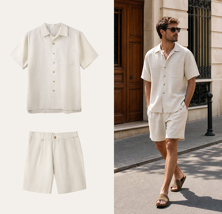 Short Sleeve Shirt + Shorts 8"
