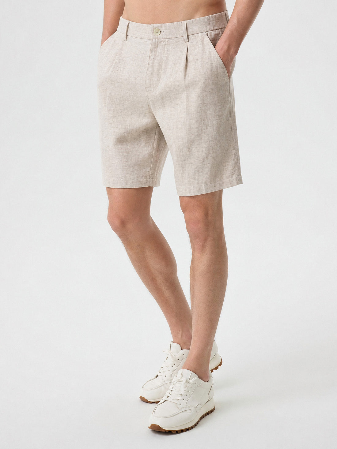 Leisure Linen Shorts 8"