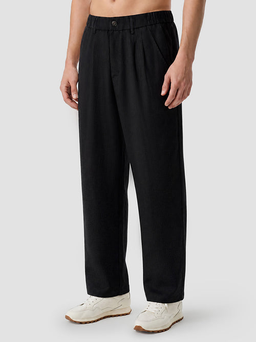 Leisure 100% Linen Straight-Leg Pants
